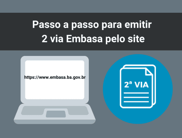 passos para emitir 2 via agua embasa