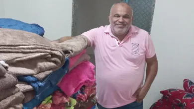 Cobertores foram entregues para famílias em situação de vulnerabilidade — Foto: Reprodução/Redes sociais