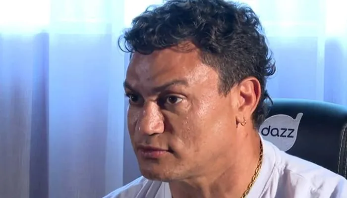 Acelino Freitas, o Popó, em entrevista ao Fantástico, da Globo - Foto: Reprodução/Internet