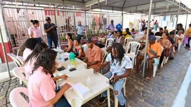 Mutirão de triagem para cirurgias oftalmológicas é realizado pela prefeitura - Foto: ASCOM/Santo Amaro