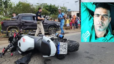 Joseval Rocha de Andrade colidiu a moto que pilotava contra um carro - Foto: Reprodução/Verdinho Itabuna