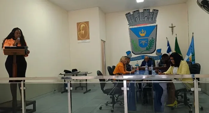 Sessão Ordinária da Câmara Municipal de Teodoro Sampaio - Foto: Reprodução/Vídeo