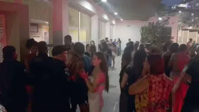 A festa de formatura virou um caso de polícia — Foto: Reprodução/ TV Globo