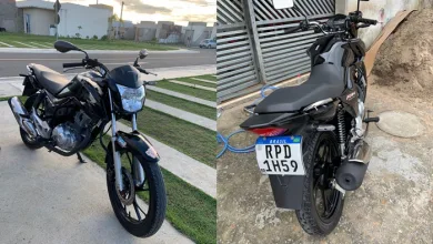 Homem tem moto tomada de assalto na BR-324 em Conceição do Jacuípe. Foto: Reprodução/ Leitor FALA GENEFAX