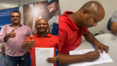 Prefeito de Terra Nova, Eder Meses firma convênio para pavimentação no distrito de Rio Fundo. Foto: Reprodução| Vídeo/ Redes Sociais