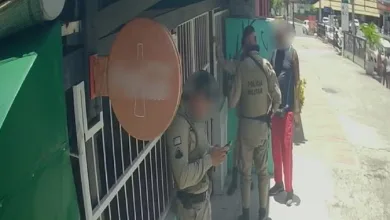 PM foi acionada para a ocorrência e buscas são realizadas na região para localizar os suspeitos — Foto: Reprodução/Redes Sociais