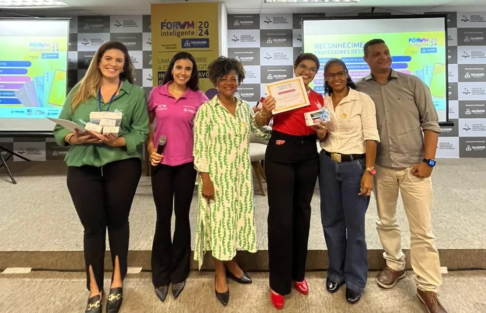 Professora Ameliense Thaís Góis ganha primeiro lugar no destaque da Educação Digital e Inovação na SMED- Foto: Divulgação
