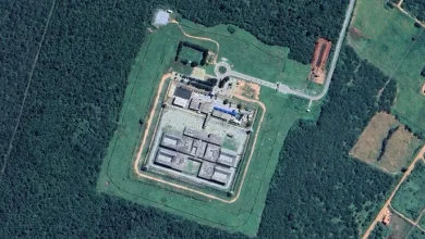 Penitenciária Federal de Mossoró (RN), de onde dois presos fugiram- Reprodução/Google Maps
