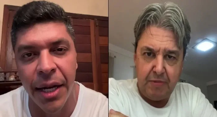Tarcísio e "Furão" / Foto: Reprodução/ Redes Sociais.
