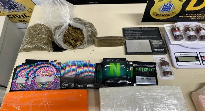 Todo o material apreendido foi encaminhado para o Departamento de Polícia Técnica (DPT) para ser periciado - Foto: Divulgação | Ascom PC