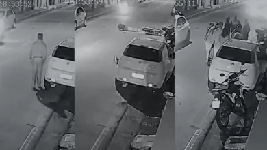 Homem fica gravemente ferido após ser atropelado por motociclista em Conceição do Jacuípe- Foto: Reprodução/ Vídeo