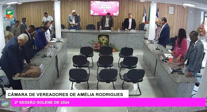 Assista a 2ª Sessão Solene da Câmara Municipal de Amélia Rodrigues em homenagem ao mês da mulher- Foto: Reprodução/ Vídeo
