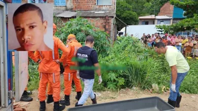 Corpo de jovem que estava desaparecido há três dias e encontrado em córrego - Foto: Reprodução/Verdinho Itabuna