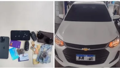 Homem suspeito de roubar dois veículos em sequência é preso pela Polícia Militar - Foto: Reprodução