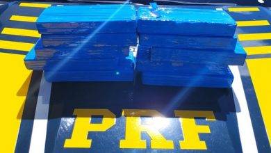 Polícia Rodoviária Federal apreende 10 kg de cocaína- Foto: Reprodução/ Nucom PRF