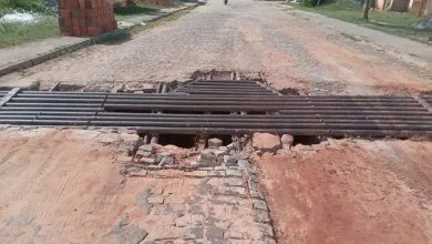 Estrada está em condições precárias - Foto: Reprodução
