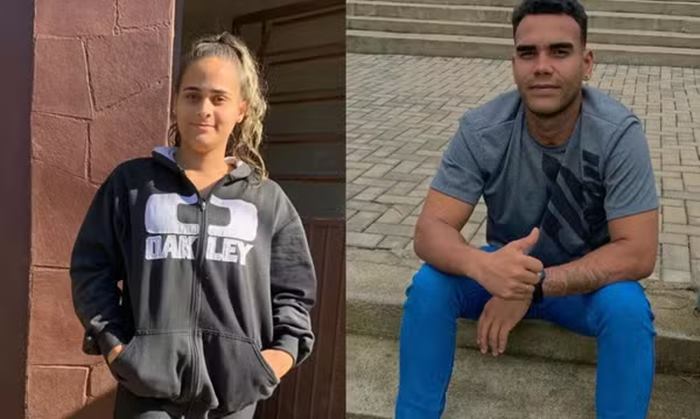 Juliene Lopes e Lucas Borges estão desaparecidos no RS — Foto: Arquivo Pessoal