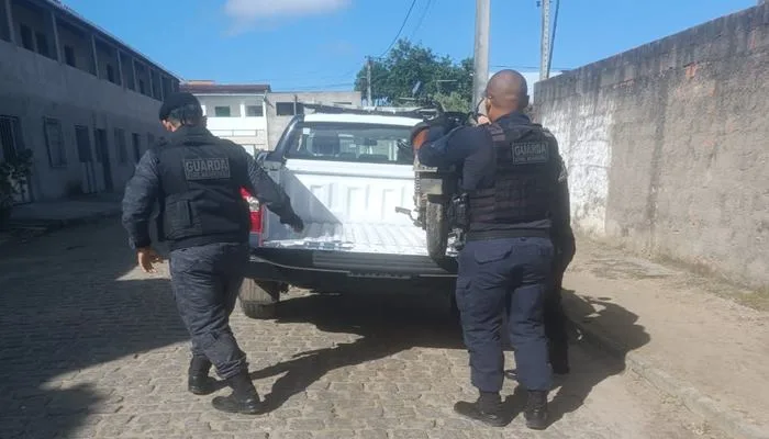 Guarda Civil Municipal prende suspeitos de praticar sequência de assaltos próximo à Mondial em Conceição do Jacuípe- Foto: Reprodução
