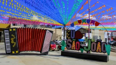 Realizada pela Prefeitura Municipal, decoração junina transforma as ruas de Coração de Maria e encanta moradores - Foto: Fala Genefax