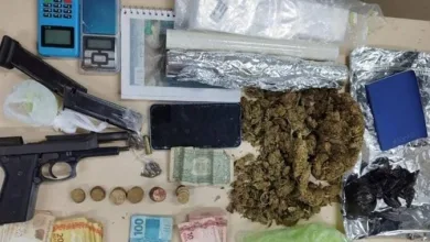 Suspeito é preso com arma de fogo, munições e droga- Foto: Divulgação/SSP-BA