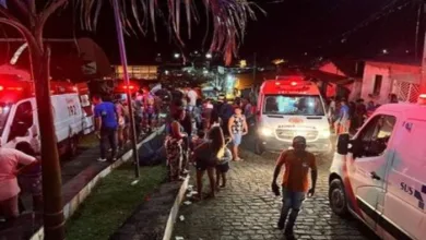 Três mulheres foram atropeladas no evento. — Foto: Redes sociais