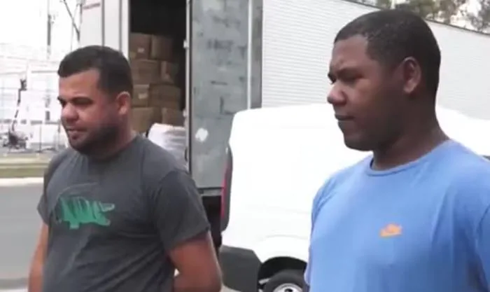 Vendedores Ivanildo e Jucival são alvos de fake news em Feira de Santana — Foto: Reprodução/TV Subaé