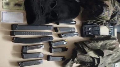PM prende homem com carregadores para armas de fogo e munições- Foto: Divulgação