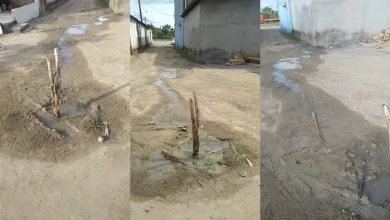 Moradores do povoado do Rio Seco denunciam vazamento de água que persiste há cerca de três meses- Foto: Leitor Fala Genefax