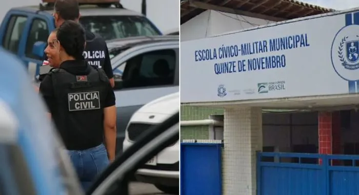 Estudante de 14 anos é flagrada com 40 pinos de cocaína em escola cívico-militar - Foto: Reprodução / Google Street View