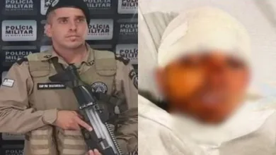 Capitão da PM foi internado em estado grave após ser agredido — Foto: Reprodução/Redes Sociais