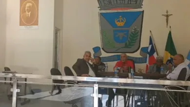 Vereadores durante sessão da Câmara Municipal de Teodoro Sampaio - Foto: Reprodução/Vídeo