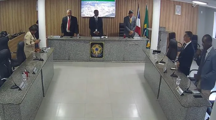 26ª Sessão Ordinária da Câmara Municipal de Amélia Rodrigues - Foto: Reprodução/Vídeo