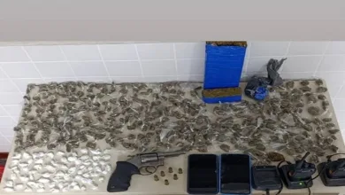 Dois homens são presos por tráfico de drogas e porte ilegal de arma no distrito de Feira de Santana - Foto/Reprodução