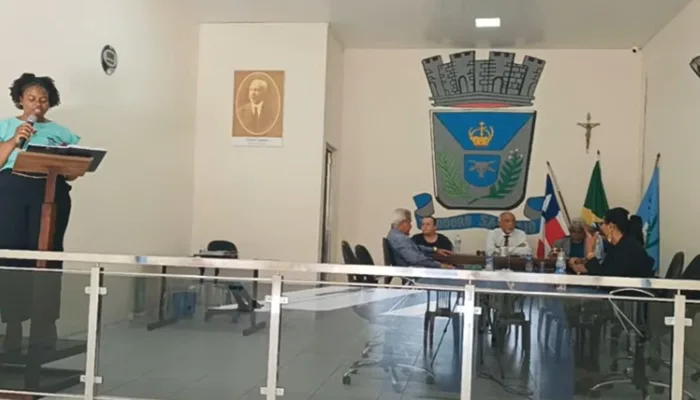 Sessão Ordinária da Câmara Municipal de Teodoro Sampaio- Foto: Reprodução/ Vídeo/ Fala Genefax