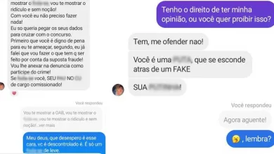 Em prints enviados pela denunciante, o vereador a teria xingado com palavras de baixo calão e proferido ameaças - Foto: Reprodução/Instagram