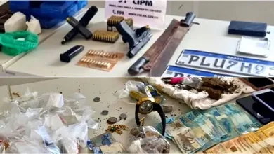 Quatro pessoas são presas com armas e drogas- Foto: Divulgação/SSP-BA