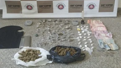 Polícia Militar prende trio suspeito de tráfico de drogas- Foto: Divulgação/SSP-BA