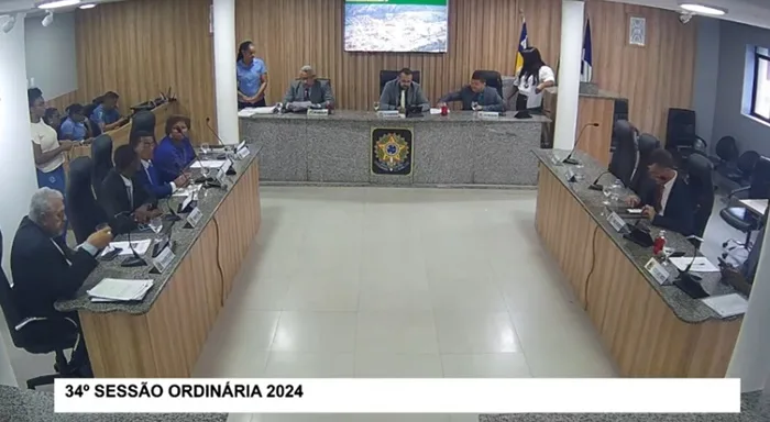 Assista a 34ª Sessão Ordinária da Câmara Municipal de Amélia Rodrigues- Foto: Reprodução/Vídeo