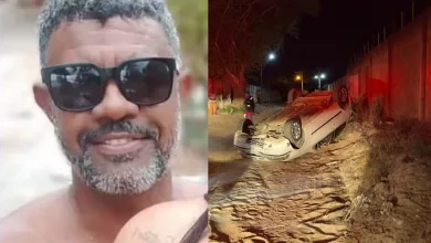 Acidente aconteceu em estrada de terra, em Conceição do Coité- Foto: Reprodução/ Brigada Águia Resgate