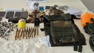 Polícia Militar apreende drogas, munições e granada em operação- Foto: Divulgação/PMBA