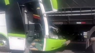 Acidente com ônibus na BR-116 deixa motorista morto e 16 feridos- Foto: Reprodução/Redes Sociais