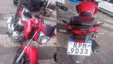 Dupla toma moto de assalto em bairro de Feira de Santana