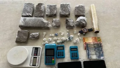 Polícia prende suspeito de tráfico e apreende mais de 3 kg de entorpecentes