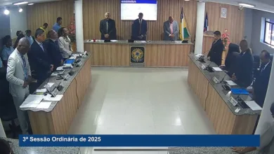 Assista a 3ª Sessão Ordinária da Câmara Municipal de Amélia Rodrigues