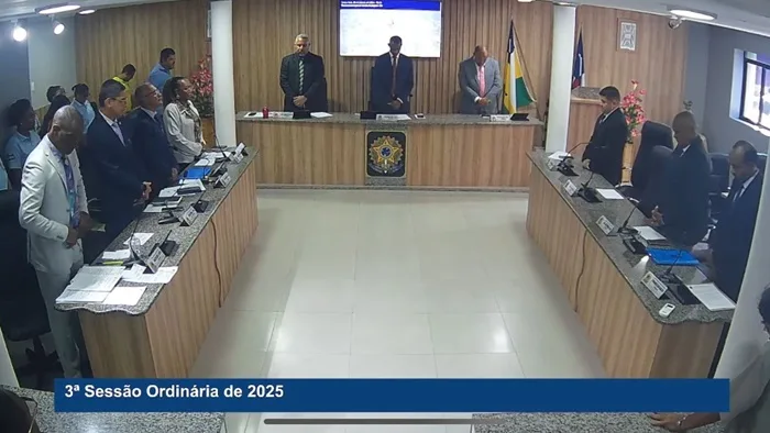Assista a 3ª Sessão Ordinária da Câmara Municipal de Amélia Rodrigues