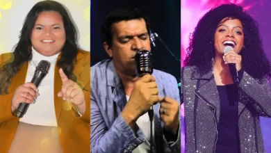 Lidiane D'Paula, Rubens Gamarro e Kemilly Santos, são atrações confirmadas para a "Noite de Bênçãos e Louvor"- Foto: Divulgação
