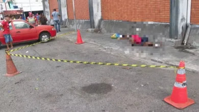 Vítima foi socorrida e levada para o Hospital Geral Clériston Andrade. — Foto: Reprodução/TV Subaé